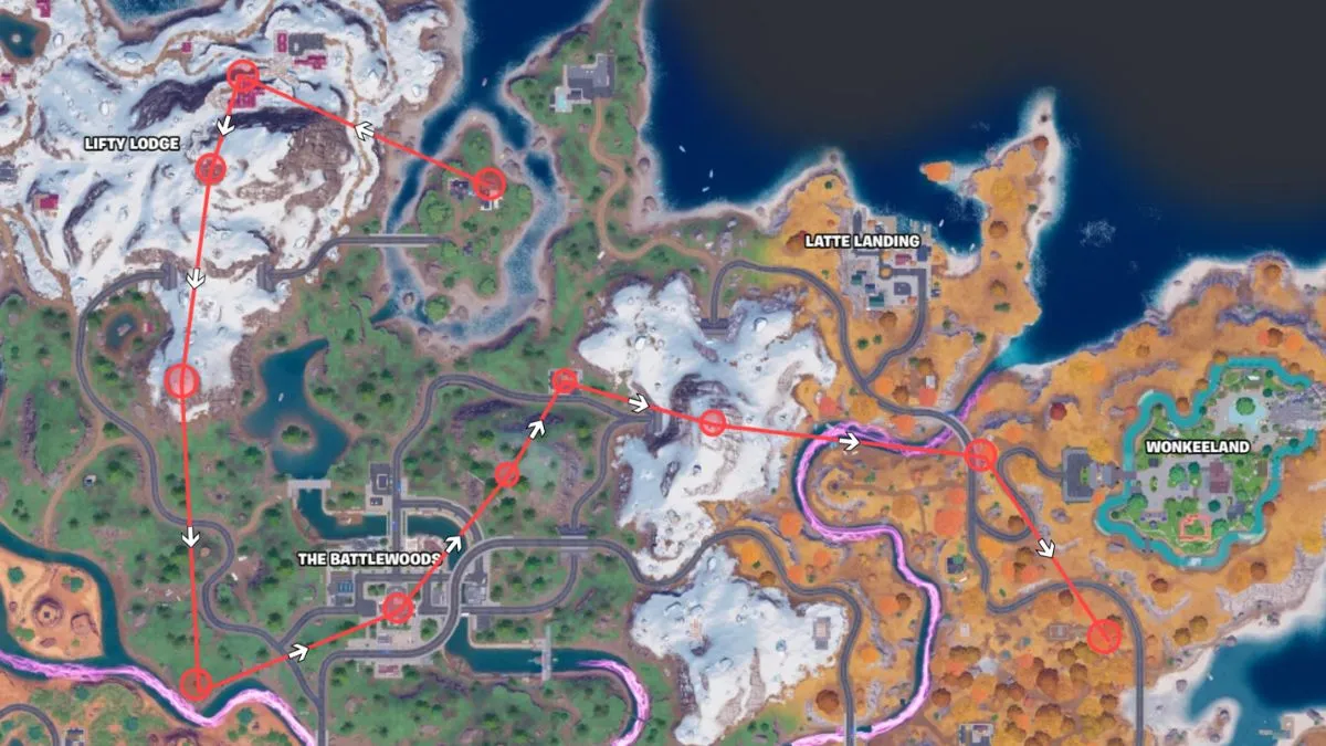Ruta de farmeo de Sprites
