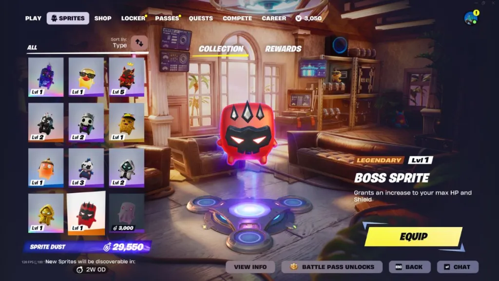 Cómo se ajusta el escudo y salud del Boss Sprite