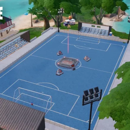 Fortnite Soccer Pitch