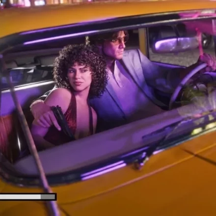 Jason and Lucia in a car in GTA 6