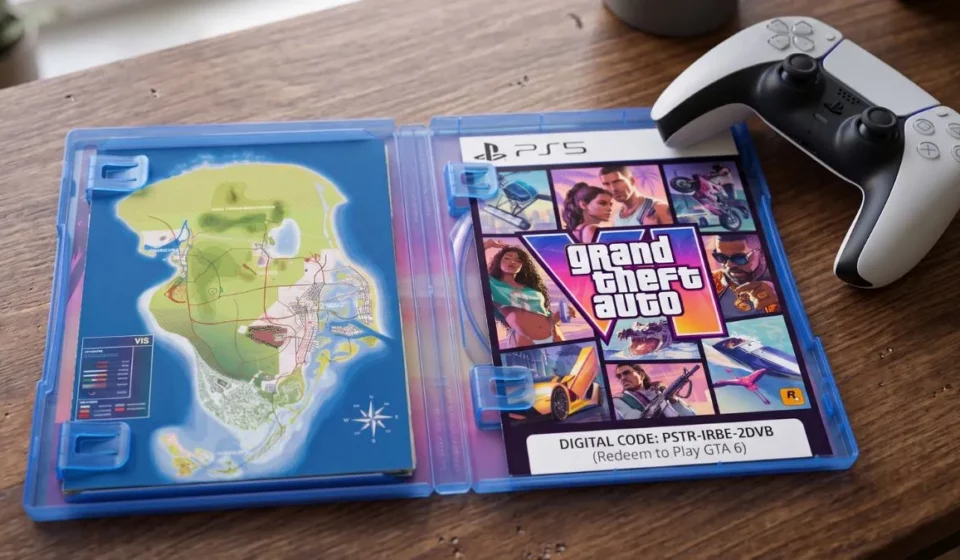 GTA 6 Physical Box and Map