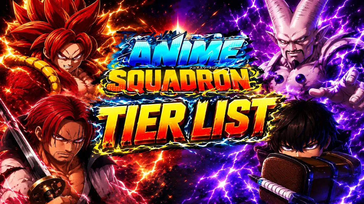 Lista de tiers de Anime Squadron
