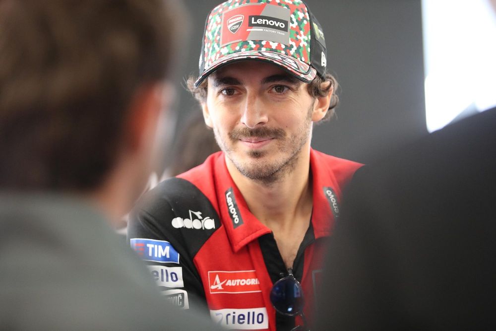 Pecco Bagnaia se satisface con sensaciones en progreso.
