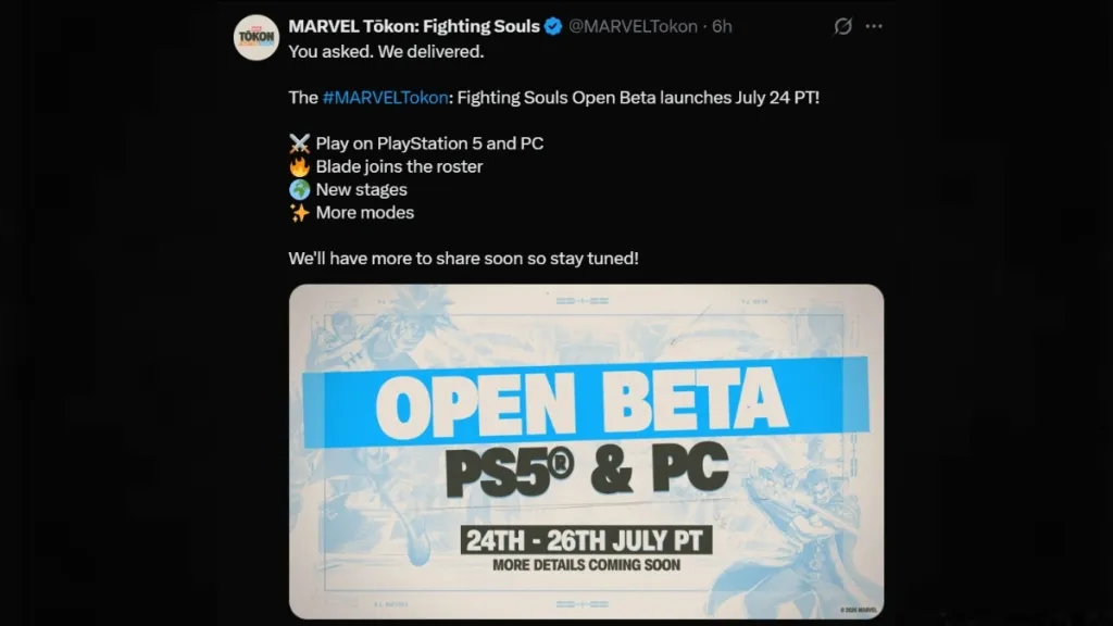 Mozilla Tokon Fighting Souls Open Beta dates