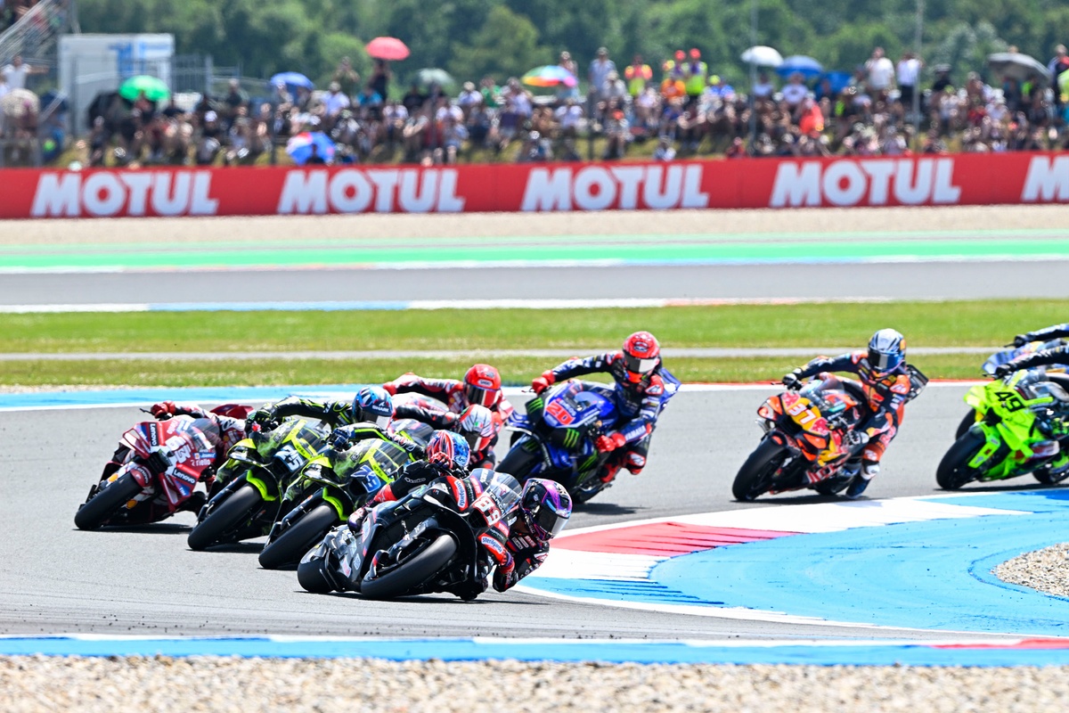 Jorge Martín lideró la mayor parte de la carrera en Assen