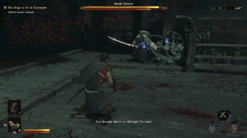Parry in Onimusha Way of the Sword