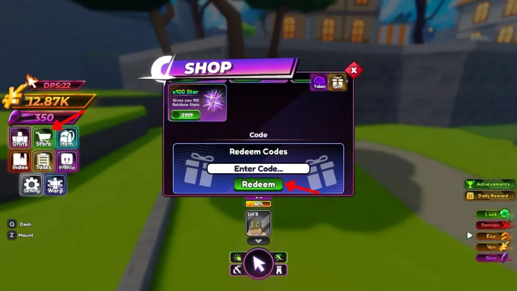 Canje de códigos de Anime Conquest Simulator