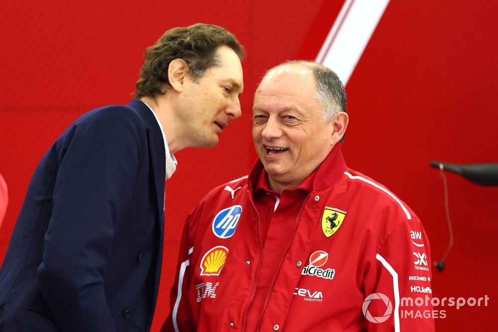 John Elkann y Frédéric Vasseur