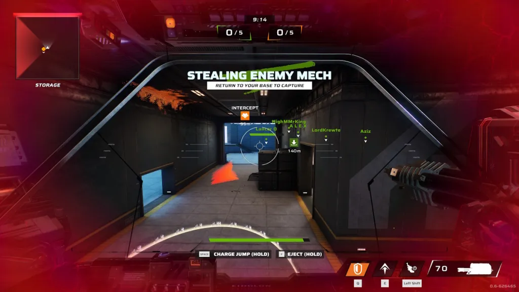 Stealing Enemy Mech in Empulse