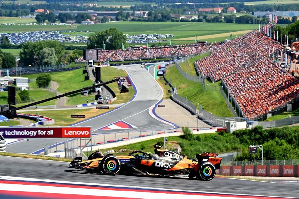 Lando Norris en el Red Bull Ring
