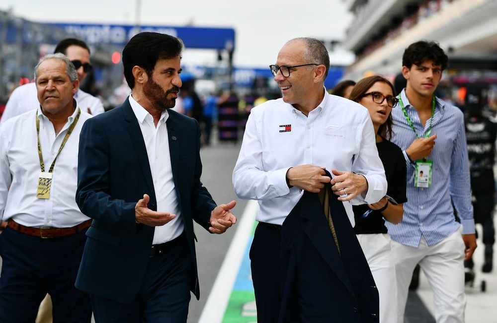 Mohammed Ben Sulayem y Stefano Domenicali