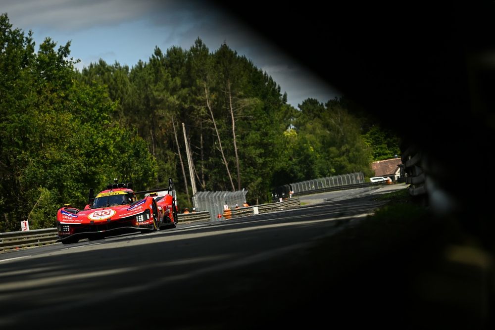 La Ferrari 499P n°50 d'Antonio Fuoco, Nicklas Nielsen et Miguel Molina.