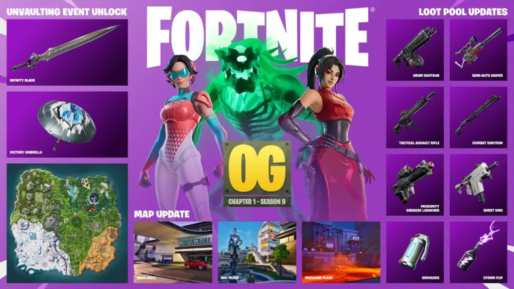 Fortnite 41.10 OG Season 9