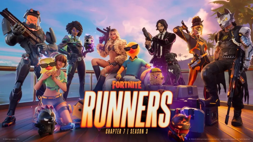 Fortnite Chapter 7 Season 3 Runners Battle Pass