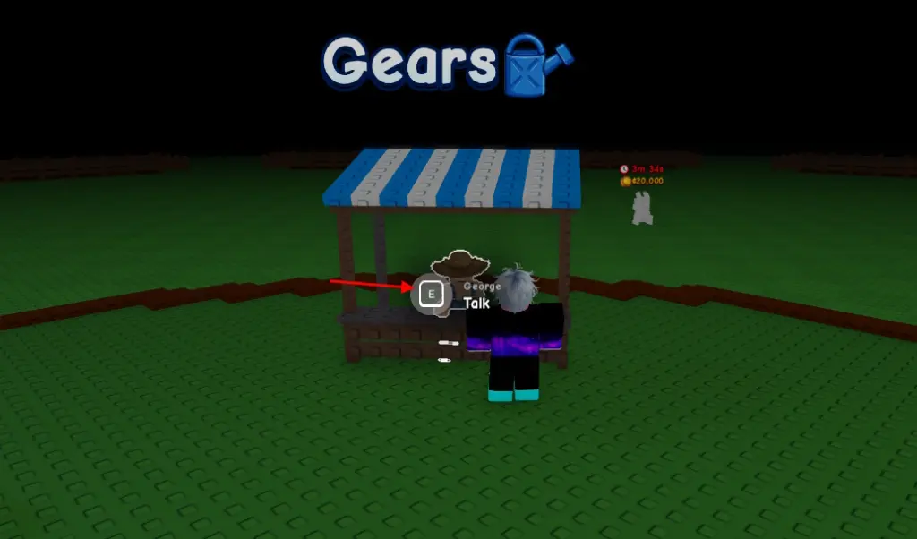 Tienda de equipos en Grow a Garden 2