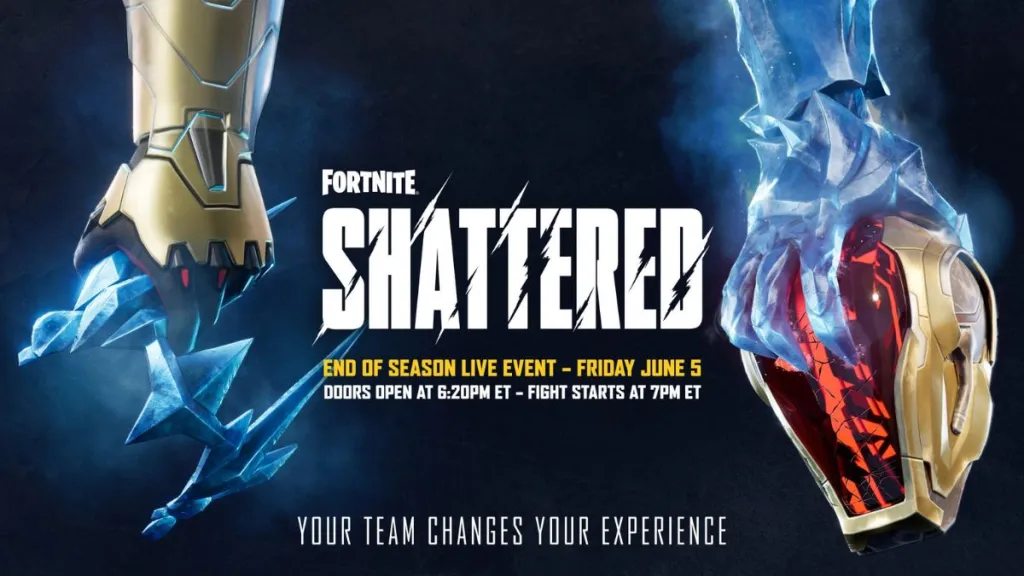 Fortnite Shattered Live Event Date and Time