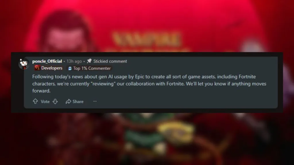 Poncle Devs Comment about Fortnite Collab