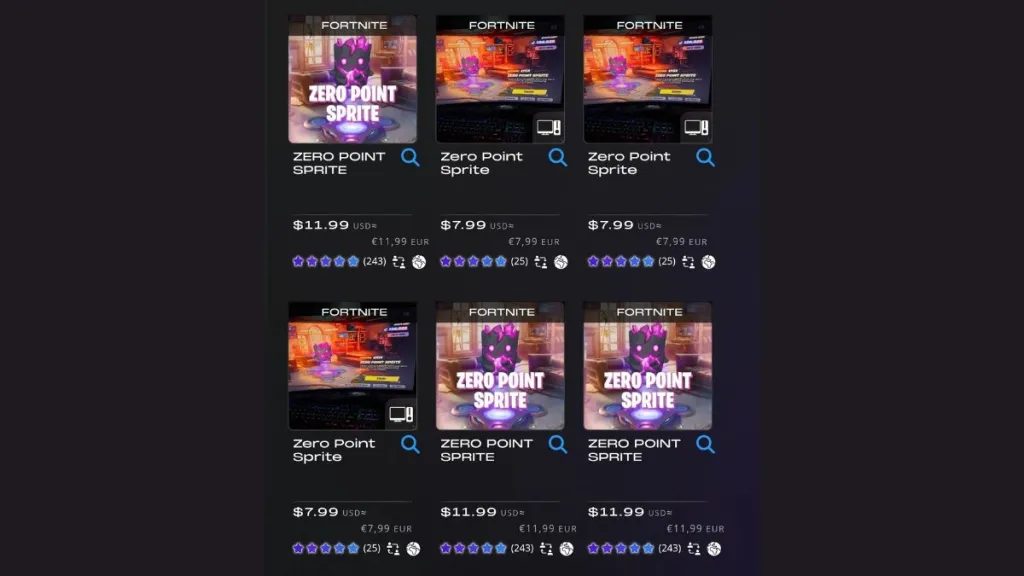 Fortnite Sprite Marketplace