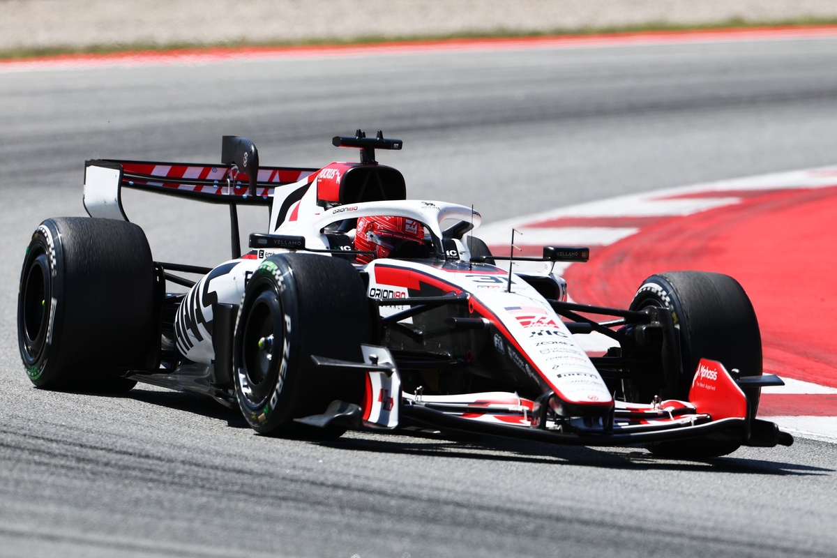 Esteban Ocon en el Gran Premio de Barcelona