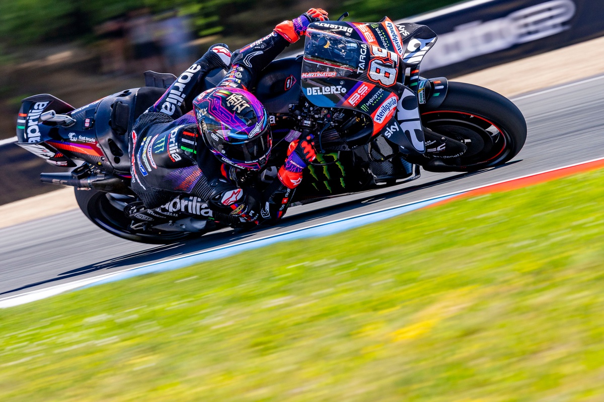 Jorge Martín a tenido dificultades con su Aprilia en Brno