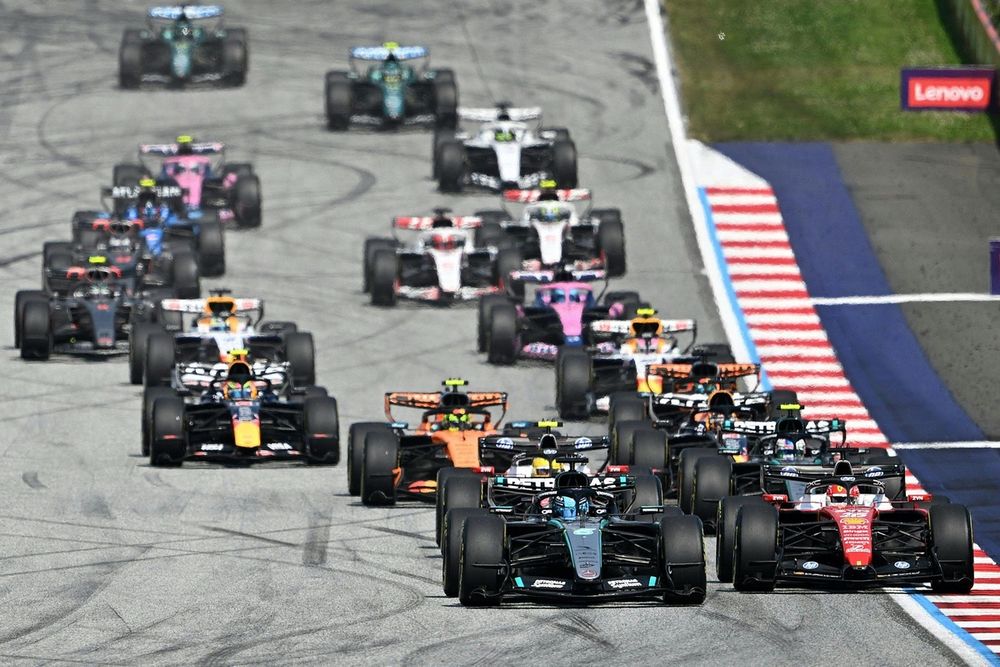 Charles Leclerc no mantuvo su posición de segundo por mucho tiempo