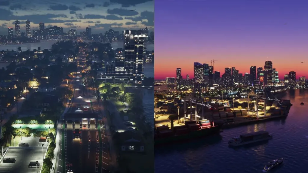 GTA 6 skyline Trailer 1 vs Pre Order