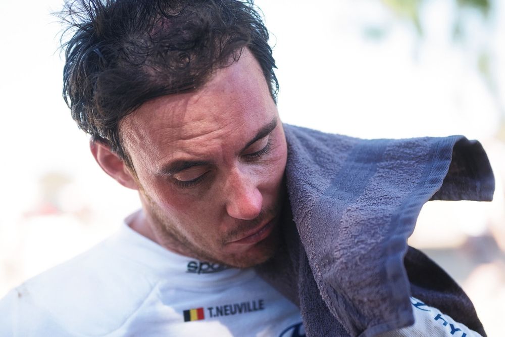Thierry Neuville a joué de malchance.