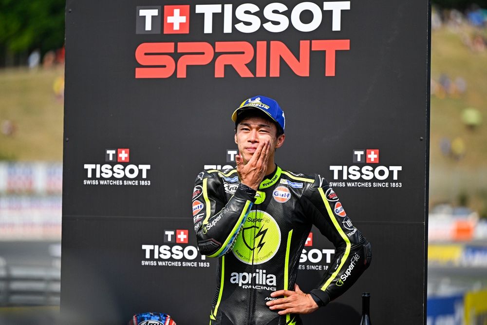 Ai Ogura a dû se contenter de la deuxième place lors du sprint au GP de République tchèque.