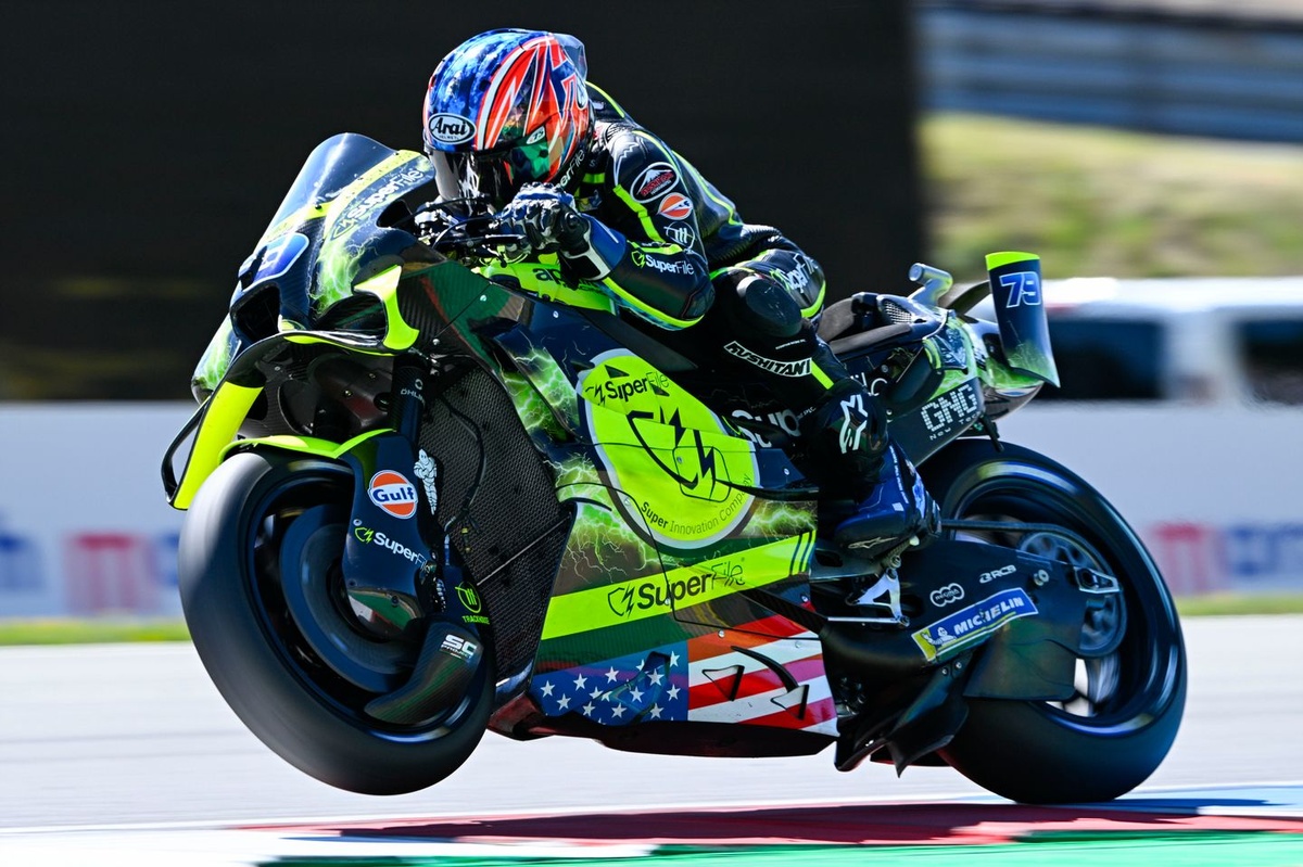 Ai Ogura en la pista de Brno