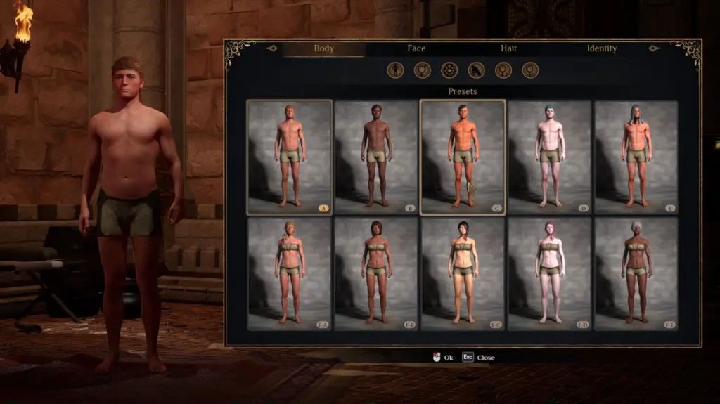 Personalización de personajes en Outward 2