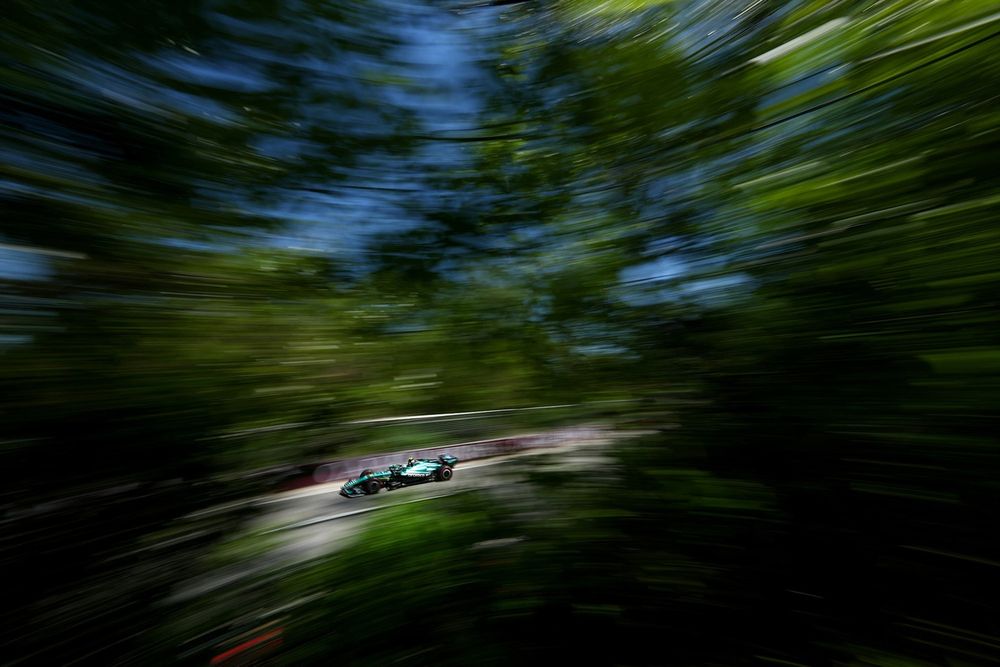 Fernando Alonso en el Aston Martin durante la temporada 2026