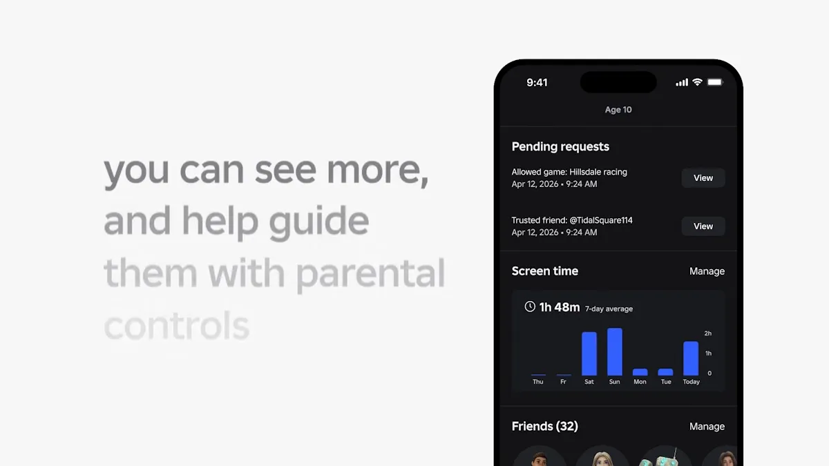 Monitor Roblox kids and select