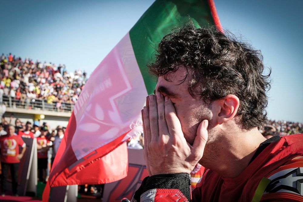 Pecco Bagnaia a la primera gran victoria con Ducati