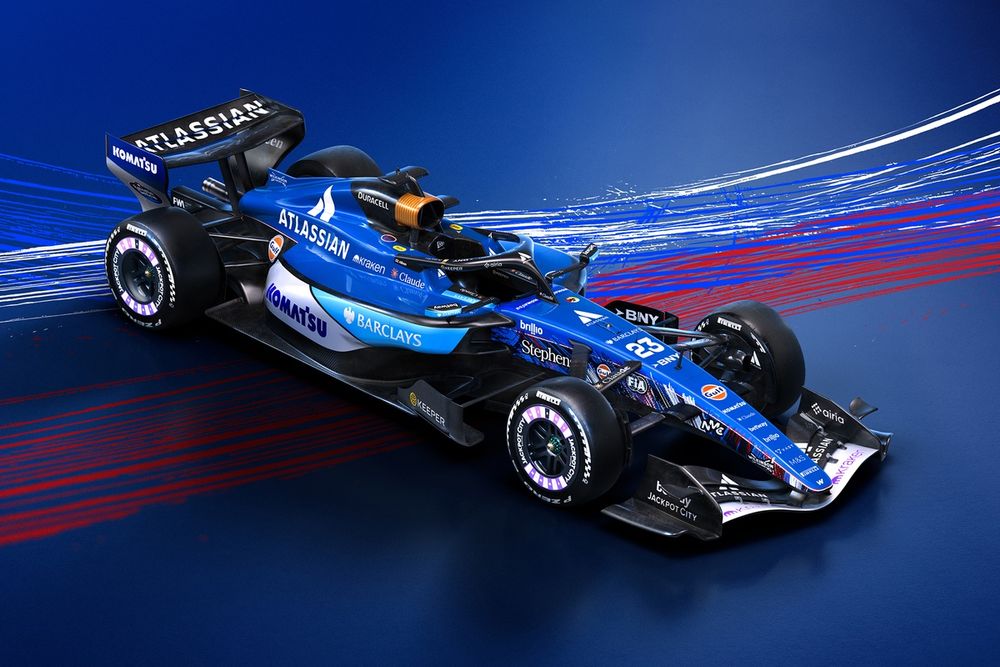 La livrée especial de Williams para el Gran Premio de Gran Bretaña 2026 a Silverstone.
