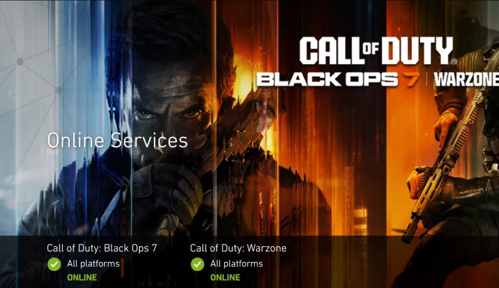 servidores Call of Duty en línea