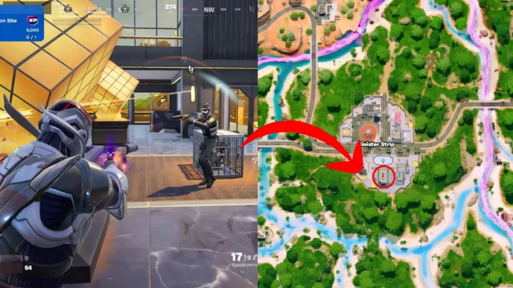 Ubicación del perro de John Wick en Fortnite