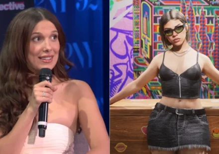Millie Bobby Brown and Lucia from GTA 6