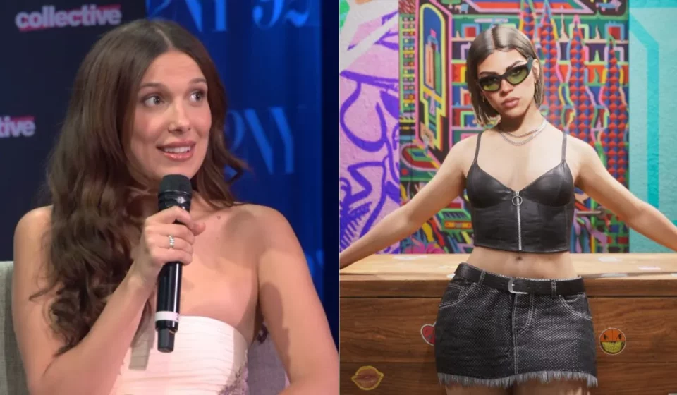 Millie Bobby Brown and Lucia from GTA 6
