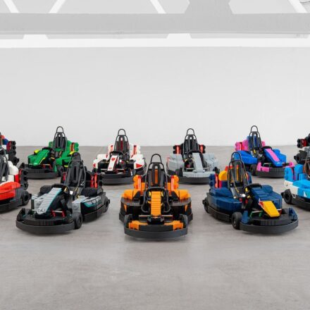 Des voitures en Lego pour la parade des pilotes à Silverstone !