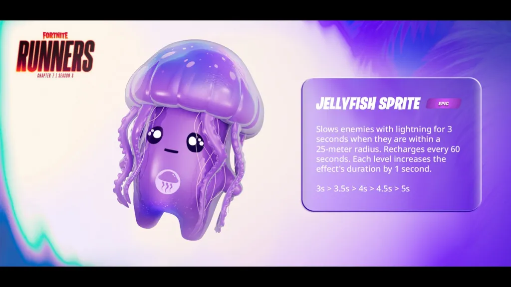 Jellyfish Sprite Concept with its abilities for Fortnite Sprite Contest