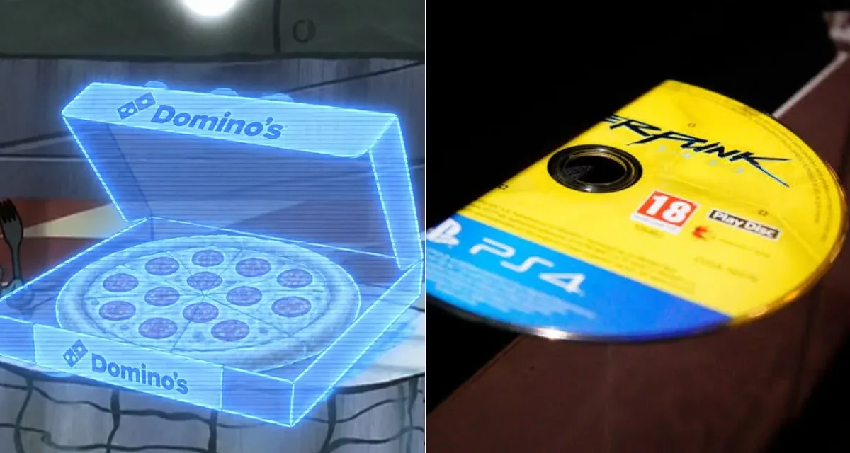 Digital Pizza and PlayStation Cyberpunk Disc