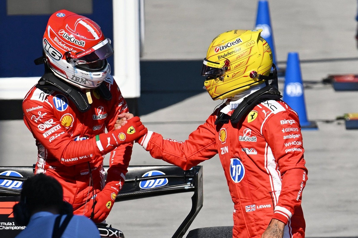 Leclerc assure ne pas s'inquiéter de la forme de Hamilton : "Les performances, ça fluctue"