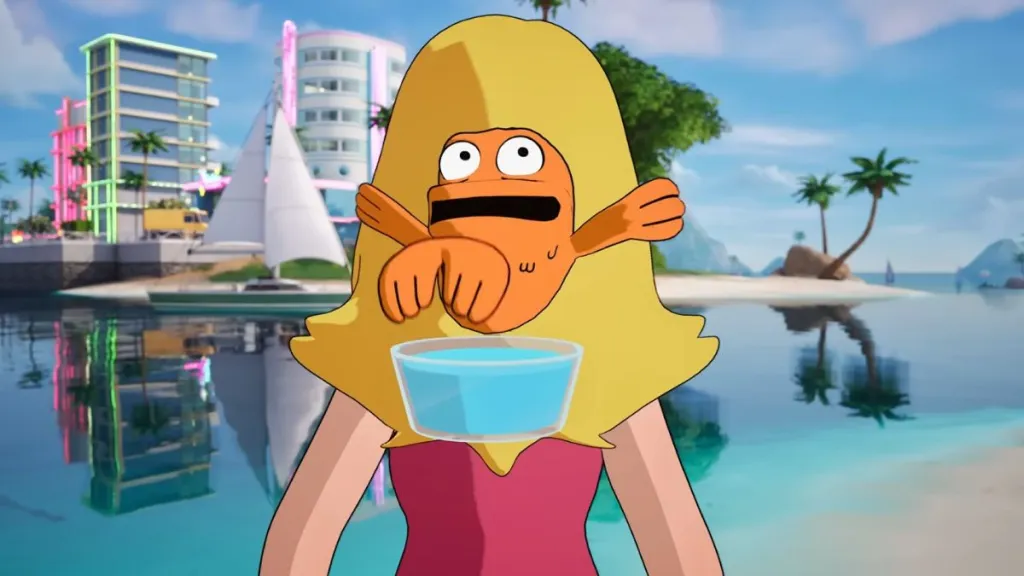 Klaus Heisler back bling en la colaboración American Dad de Fortnite