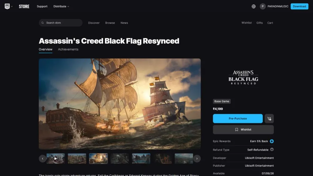 Assassin's Creed Black Flag Resynced