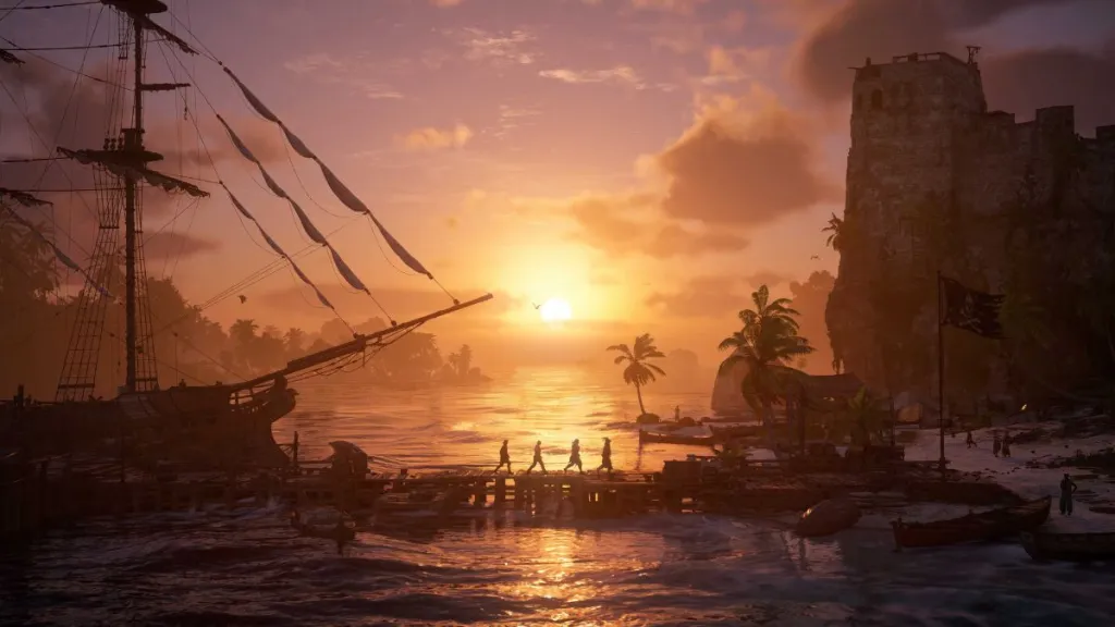A sunny vista in Assassin's Creed Black Flag Resynced