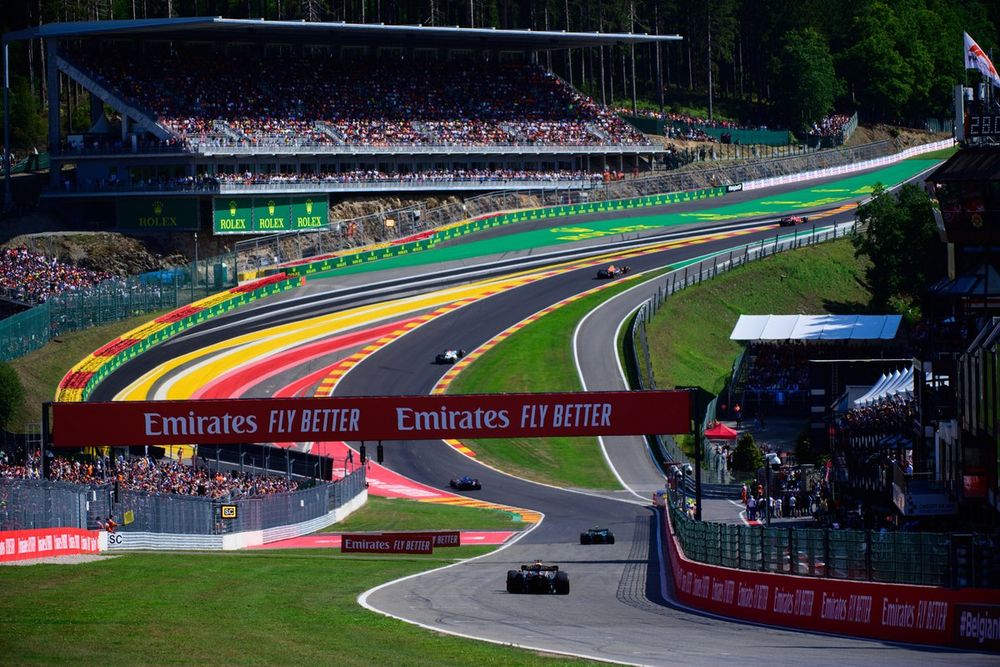 Calle roja en Spa-Francorchamps