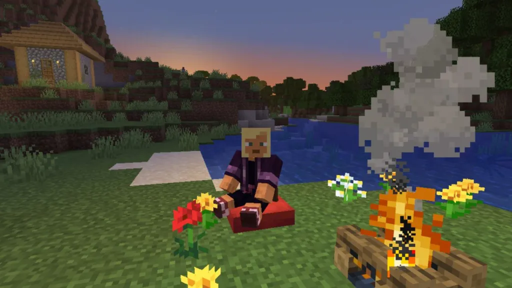 How to Sit with Cushions in Minecraft