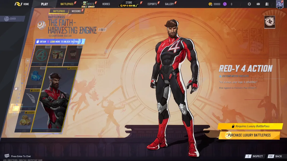 Recompensas de la página 2 del Battle Pass
