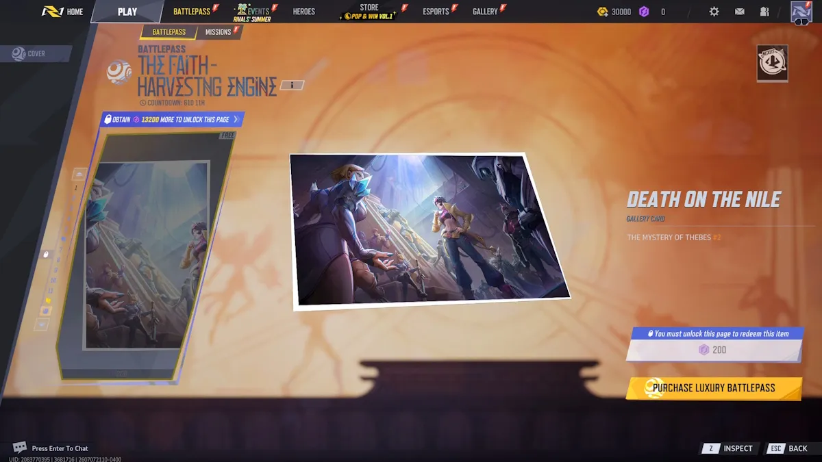 Recompensas de la página 12 del Battle Pass