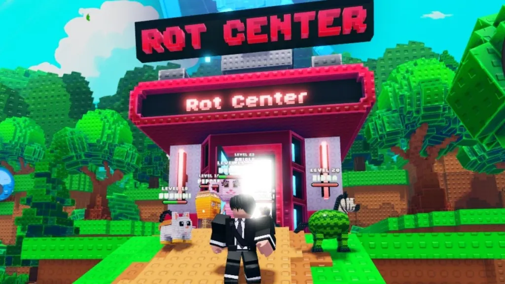 Rot Center en Catch a Brainrot
